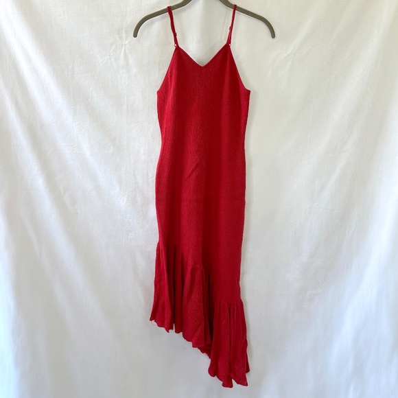 PH5 Ayana Asymmetric Tank Dress In Red - Picture 1 of 4